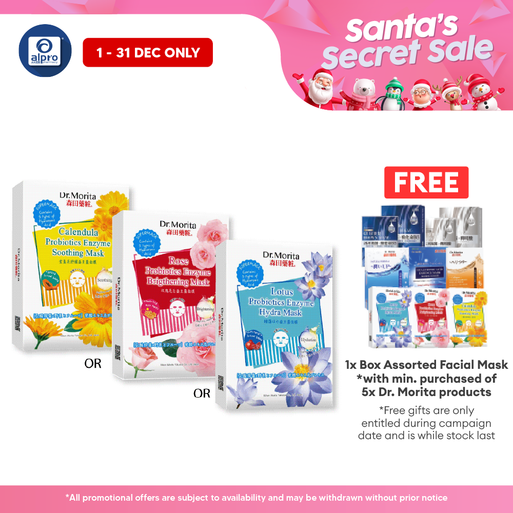 Dr.Morita Probiotic Enzyme Hydra Facial Mask Series | 4s, Variants Type Dr.Morita