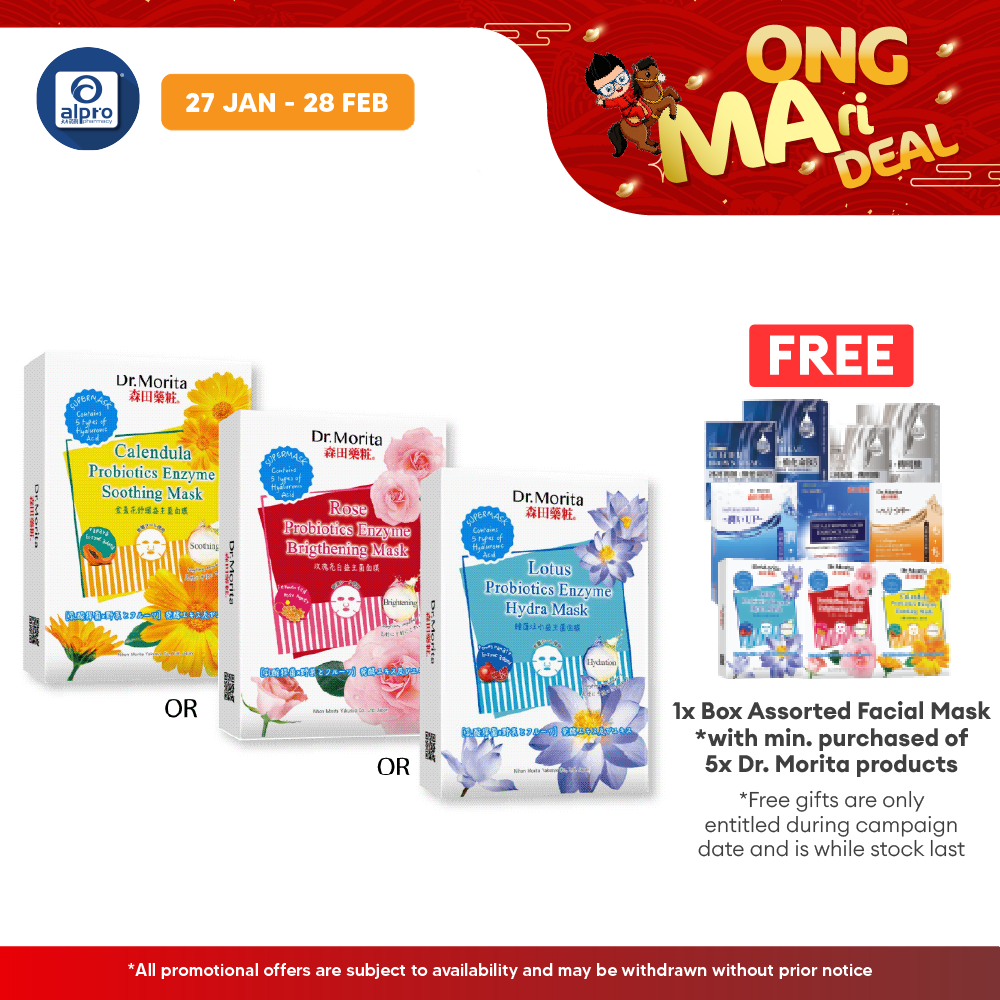 Dr.Morita Probiotic Enzyme Hydra Facial Mask Series | 4s, Variants Type Dr.Morita