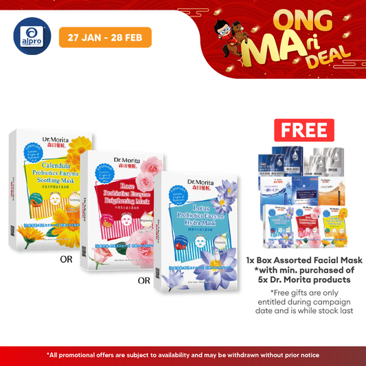 Dr.Morita Probiotic Enzyme Hydra Facial Mask Series | 4s, Variants Type Dr.Morita