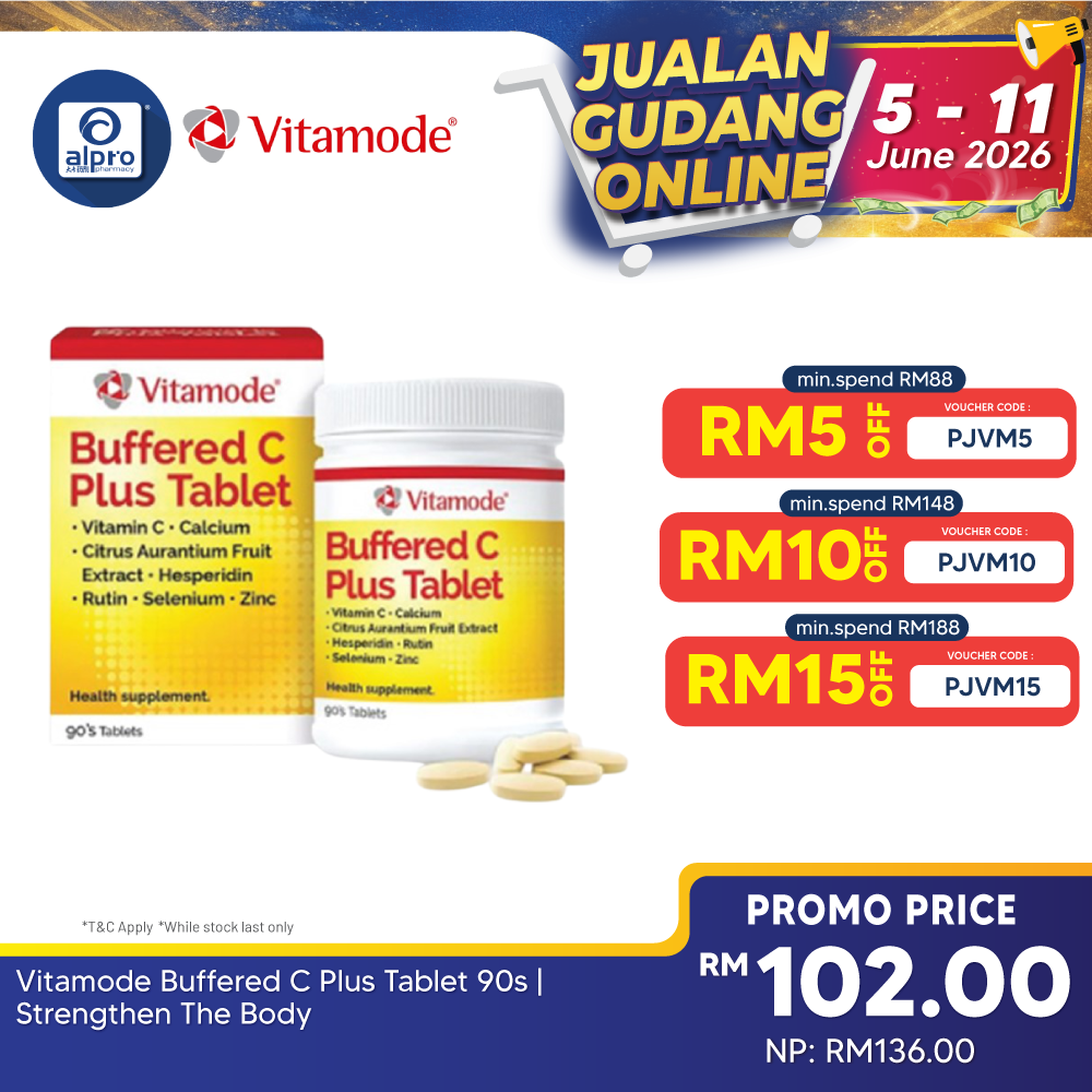 Vitamode Buffered C Plus Tablet 90s | Strengthen The Body Vitamode