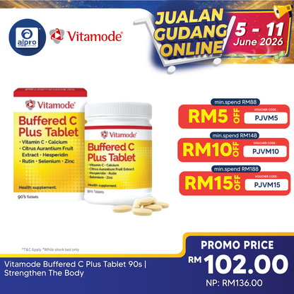 Vitamode Buffered C Plus Tablet 90s | Strengthen The Body Vitamode