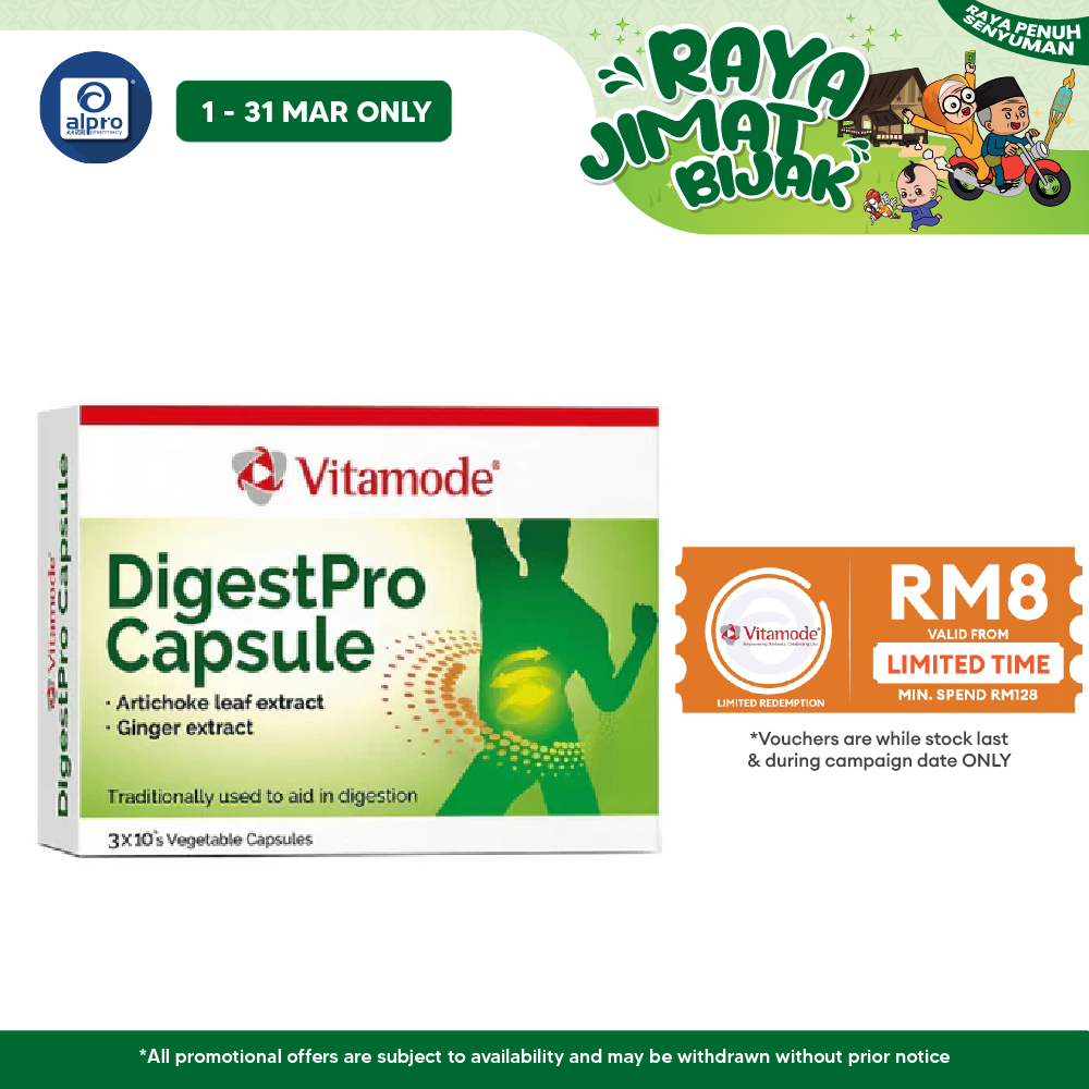 Vitamode Digestpro 30s | Promotes Overall Digestive Health Alpro Pharmacy