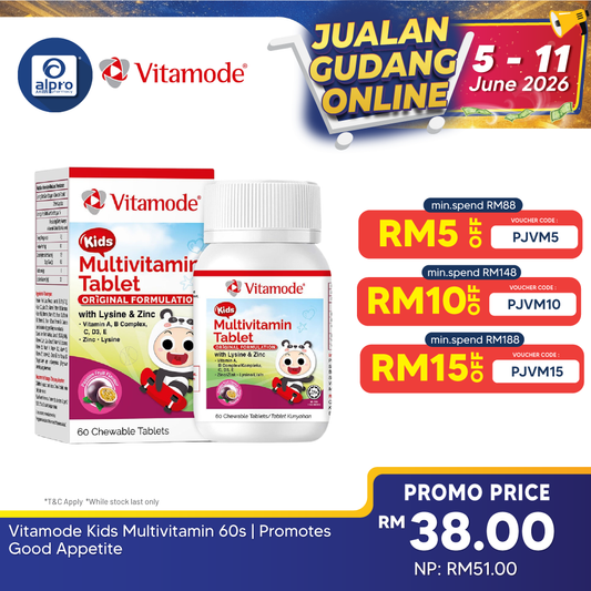 Vitamode Kids Multivitamin 60s | Promotes Good Appetite Vitamode