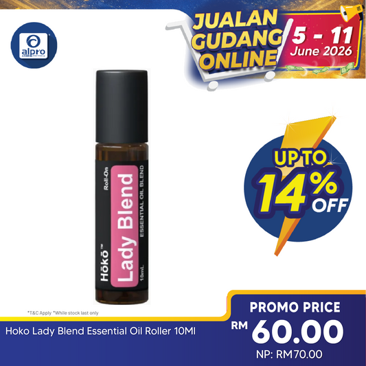 Hoko Essential Oil Lady Blend 10ml | Relieve and Stabilize Anxious Emotions Hoko