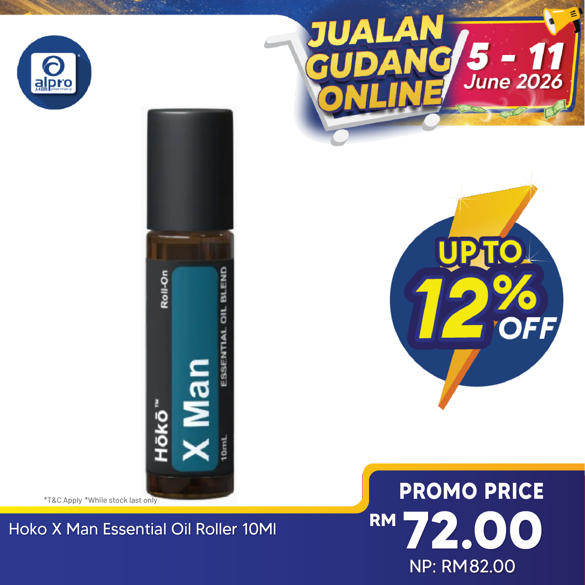 Hoko Essential Oil X Man 10ml | Quality Sleep Hoko