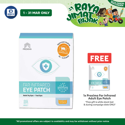 Proxima Far Infrared Eye Mask For Adult 5s | Relief Tired Eyes Alpro Pharmacy