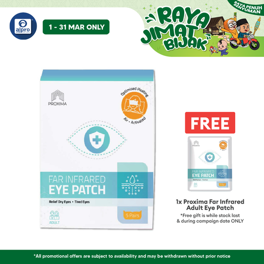 Proxima Far Infrared Eye Mask For Adult 5s | Relief Tired Eyes Alpro Pharmacy