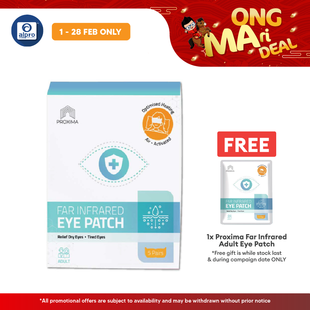 Proxima Far Infrared Eye Mask For Adult 5s | Relief Tired Eyes Alpro Pharmacy