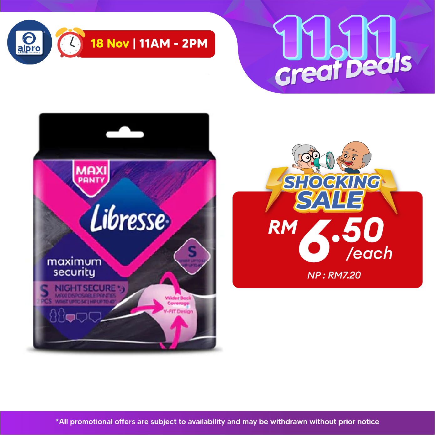 Libresse Max Security Maxi Panties S 2s | Maximum Security Libresse