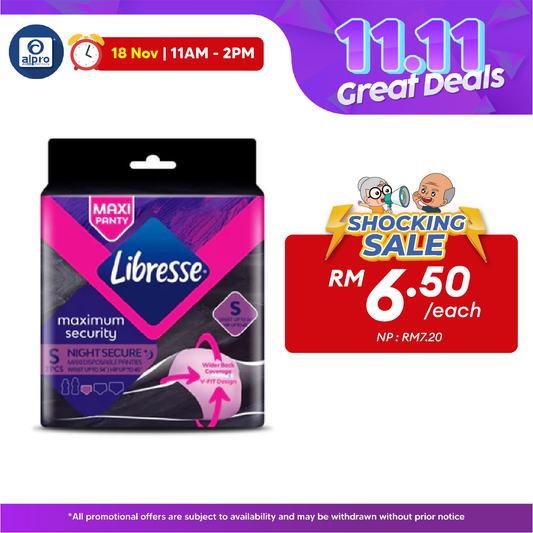 Libresse Max Security Maxi Panties S 2s | Maximum Security Libresse