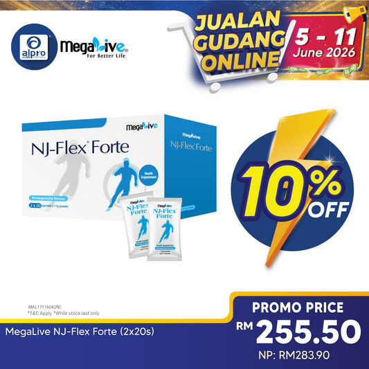 Megalive Nj-Flex Forte 2x20s | Joint Health MegaLive