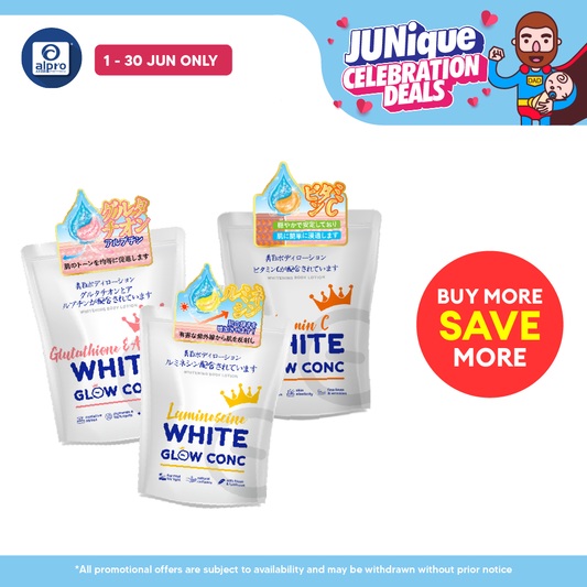 GSO Mini White Glow Conc Whitening Body Lotion 50ml with (Vitamin C/ Gluthathione & Arbutin/ Luminescine) GSO Miniature