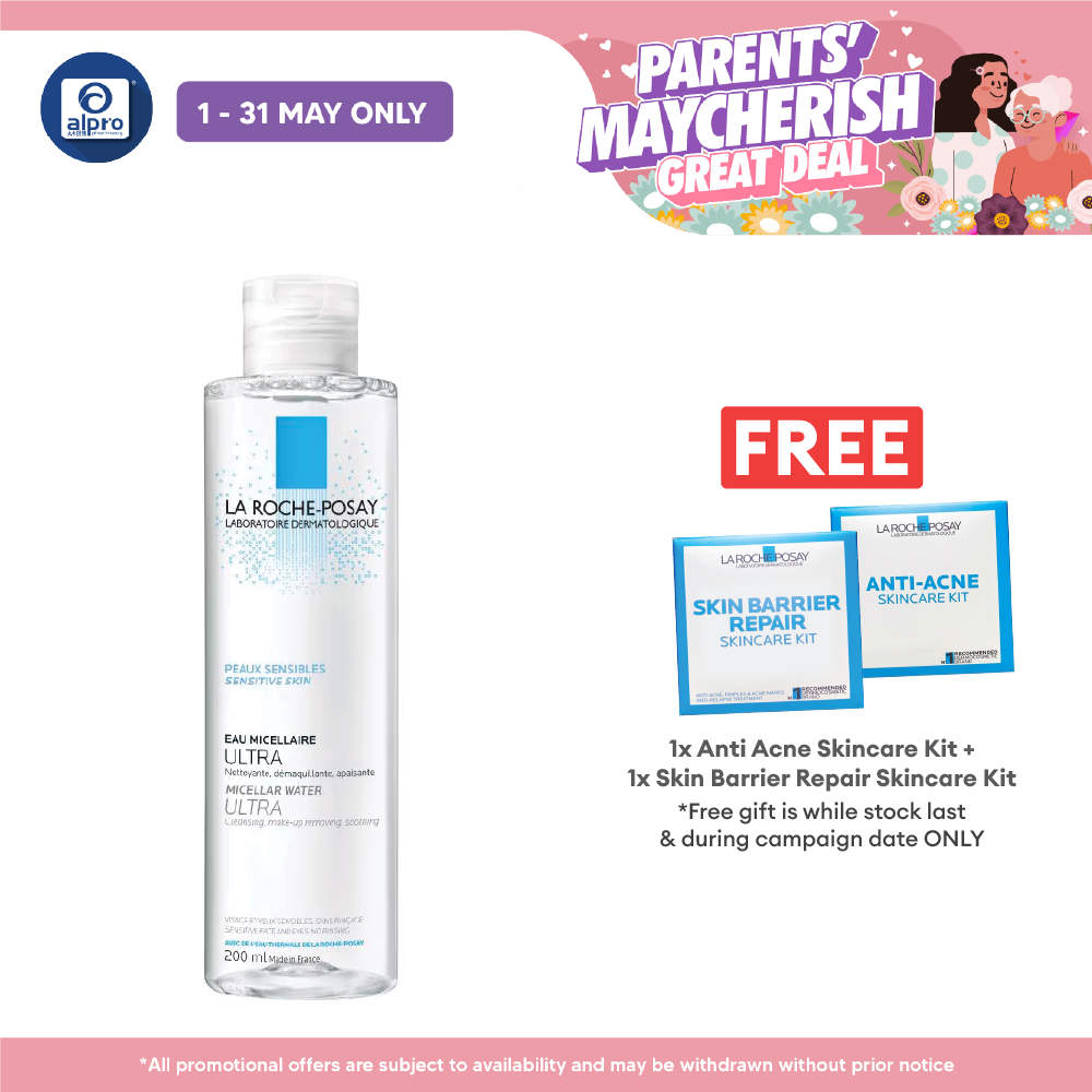 La Roche-Posay Ultra Sensitive Skin Micellar Water 200ml Alpro Pharmacy