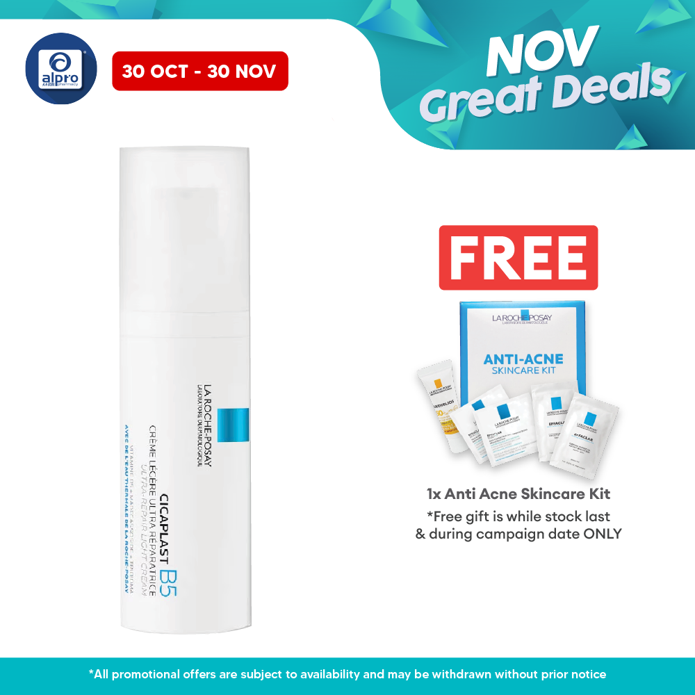 La Roche-Posay Cicaplast B5 Ultra-Repair Light Cream 40ml Alpro Pharmacy