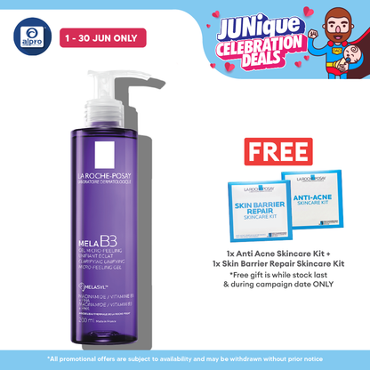 La Roche-Posay Mela B3 Micro-Peeling Gel Cleanser 200ml | Purifies and Renews Skin La Roche Posay