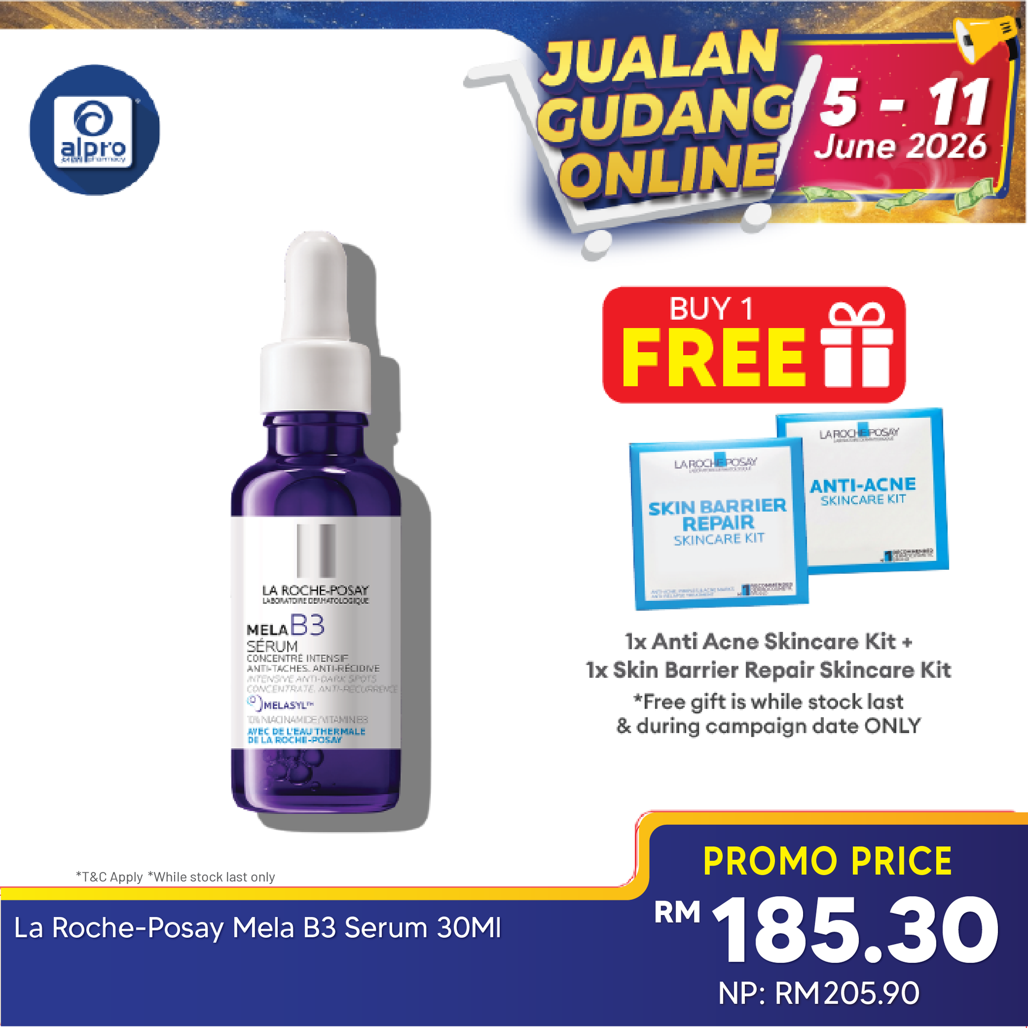 La Roche-Posay Mela B3 Serum 30ml | Hydrates Skin La Roche Posay