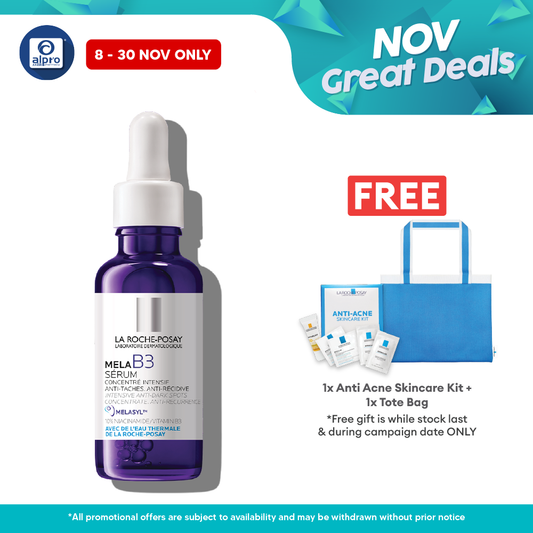La Roche-Posay Mela B3 Serum 30ml | Hydrates Skin Alpro Pharmacy