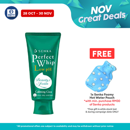 Senka Perfect Whip Low PH Cica Facial form Cleanser 100g Alpro Pharmacy