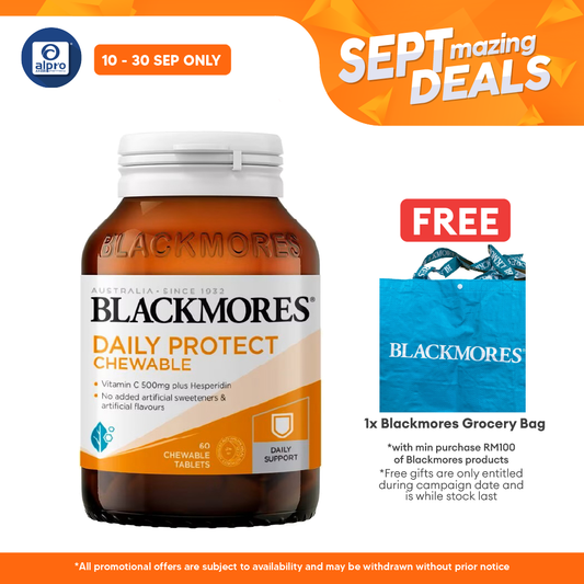 Blackmores Daily Protect Chewable 500 60s | No Added Artificial Flavours Blackmores