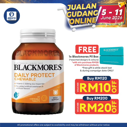 Blackmores Daily Protect Chewable 500 60s | No Added Artificial Flavours Blackmores