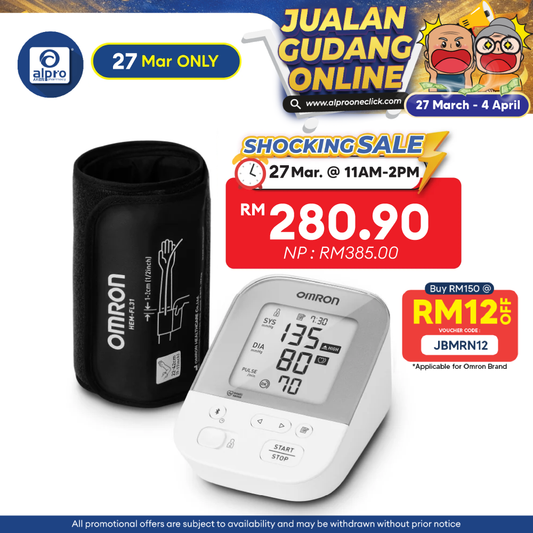 Omron AP Auto Blood Pressure Monitor HEM-7155T | 5 Years Warranty Omron