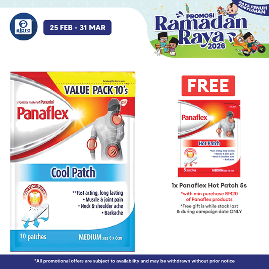 Panaflex Cool Patch 10s Value Pack | Provides Temporary Muscular Relief Protectist