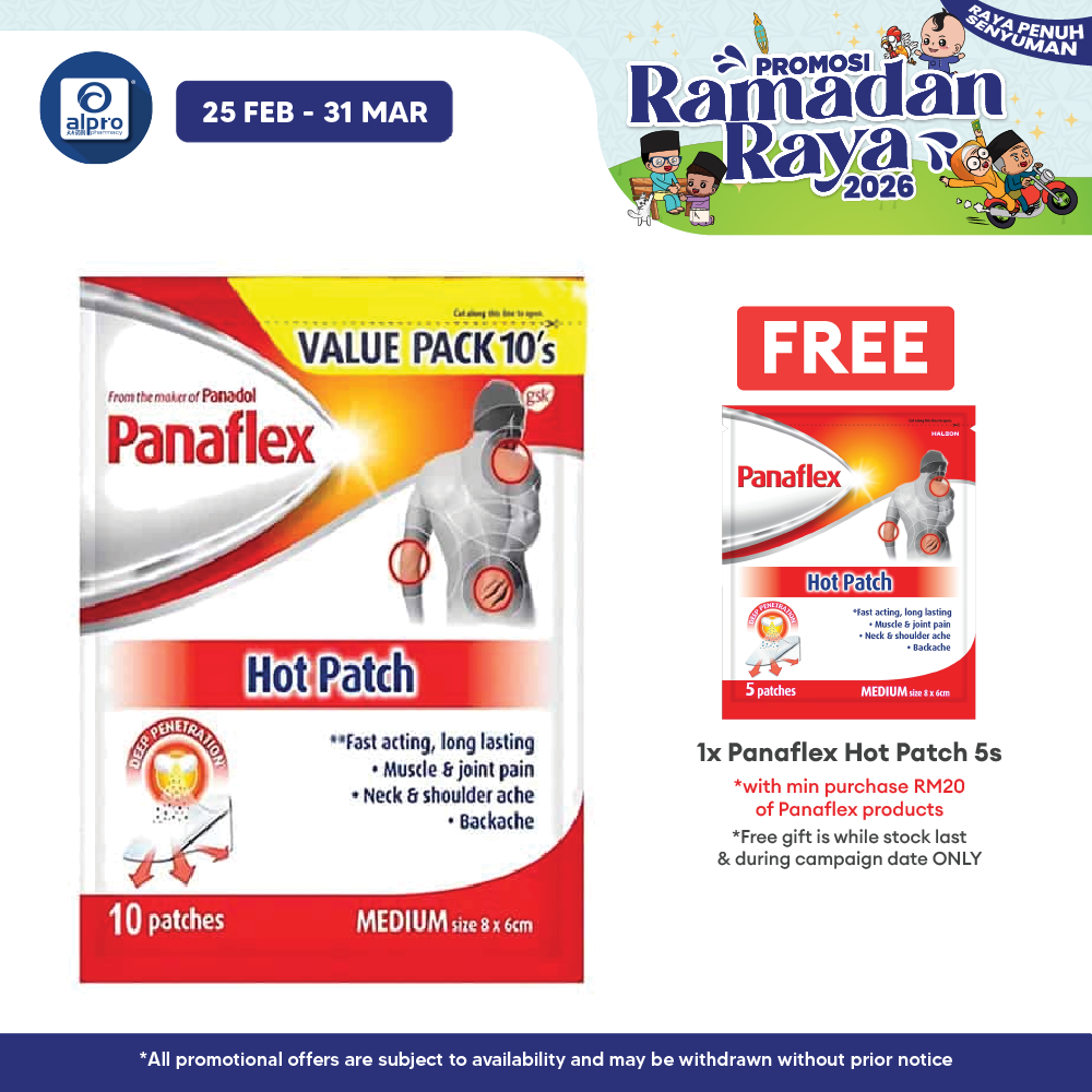 Panaflex Hot Patch 10s Value Pack | Provides Temporary Muscular Relief Protectist