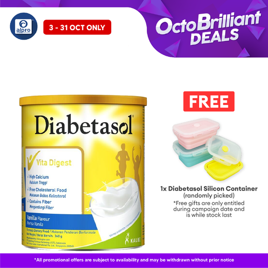 Diabetasol Milk | Vanilla 360g Diabetasol