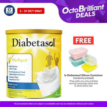 Diabetasol Milk | Vanilla 800g Diabetasol