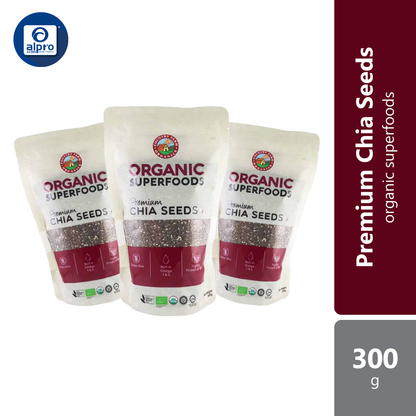 CFO Organic Chia Seed Mexico - 300g X 3 Promo Country Farm Organics