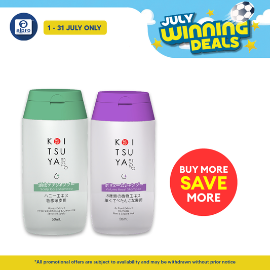 GSO Mini Koi Tsuya 50ml (Volume Lift Shampoo/ Scalp Care Shampoo) | For Healthy & Voluminous Hair GSO Miniature