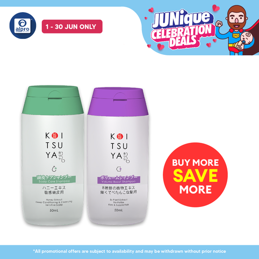 GSO Mini Koi Tsuya 50ml (Volume Lift Shampoo/ Scalp Care Shampoo) GSO Miniature