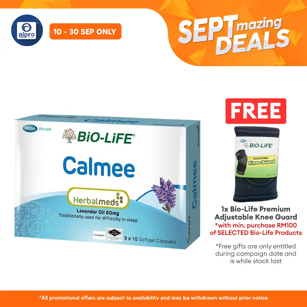 Bio-life Herbalmeds Calmee 30s | Improve Sleep Quality Alpro Pharmacy