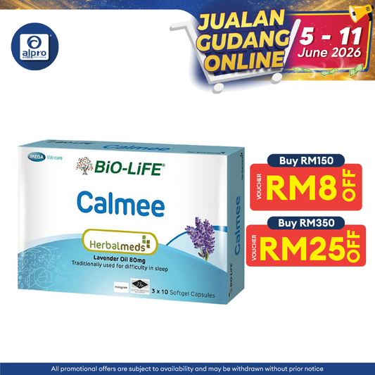 Bio-Life Herbalmeds Calmee 30s | Improve Sleep Quality Bio-life