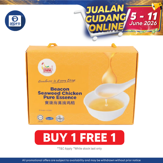 Beacon Seaweed Chicken Pure Essence 6x80ml | Supports Immune System Function