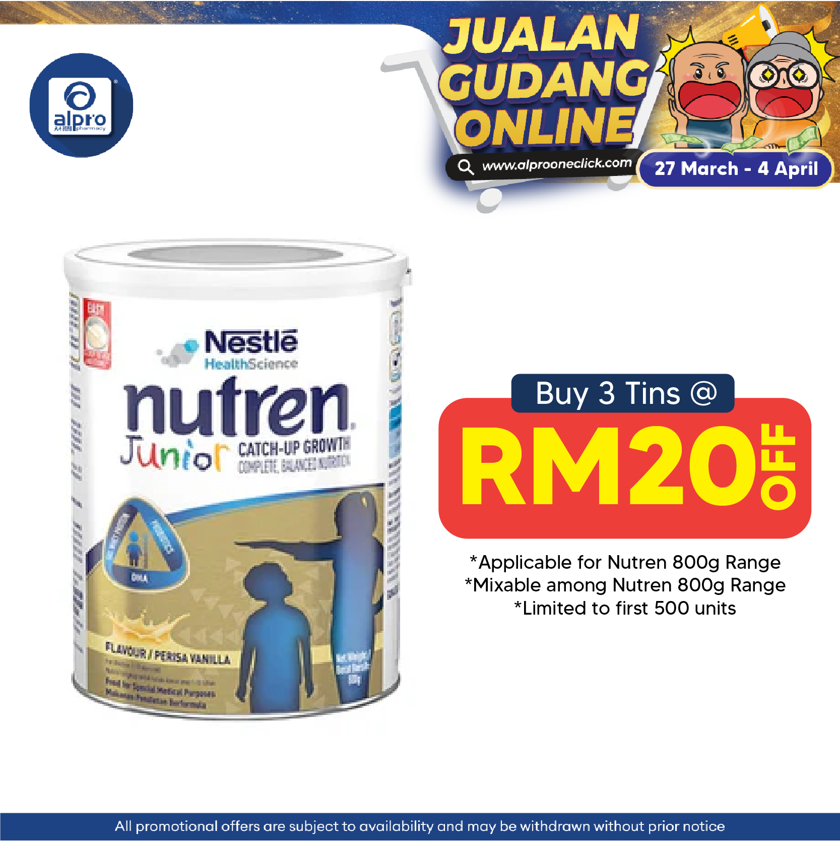 Nestle Nutren Junior Complete Nutrition 800g ( New) Nestle
