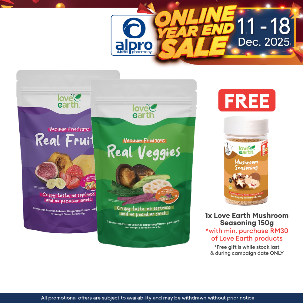 Love Earth Real (Veggie Crips/Fruit Crips) | 85g Love Earth