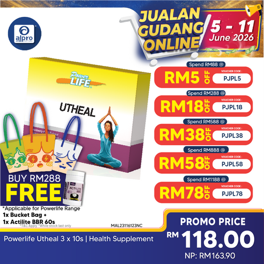 Powerlife Utheal 3 x 10s | Health Supplement Powerlife