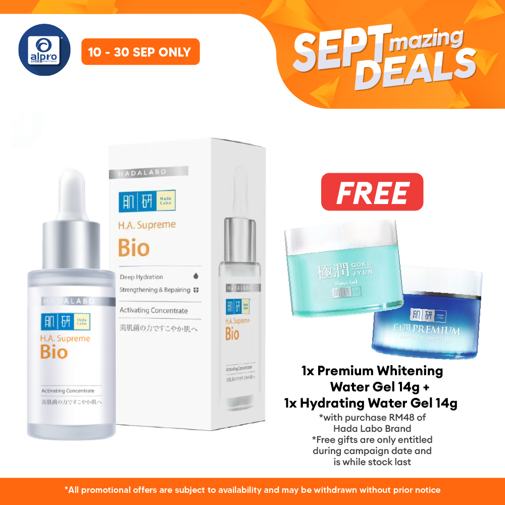 Hada Labo H.a. Supreme Bio Activating Concentrate | Balances Skin Microbiome Alpro Pharmacy