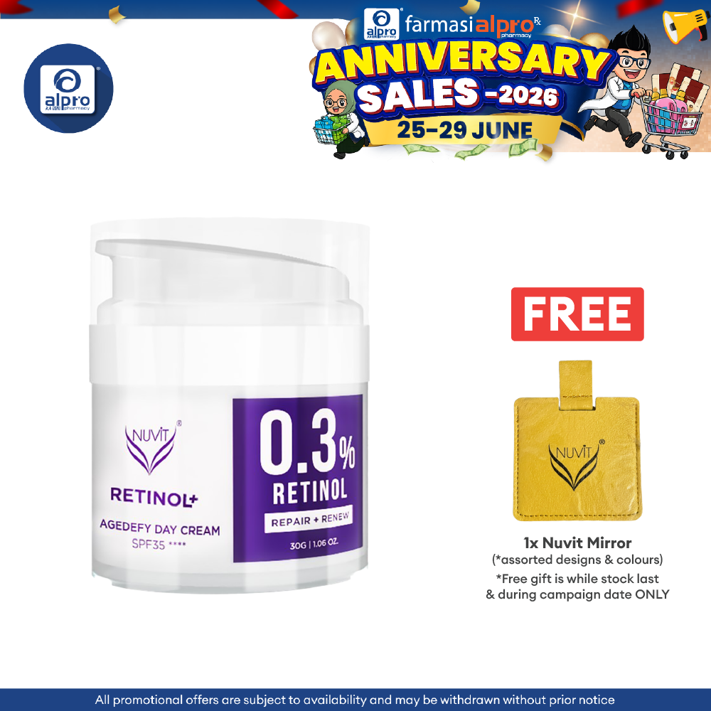 Nuvit Retinol+ Agedefy Day Cream | Refines Skin Texture ACTI