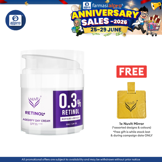Nuvit Retinol+ Agedefy Day Cream | Refines Skin Texture ACTI