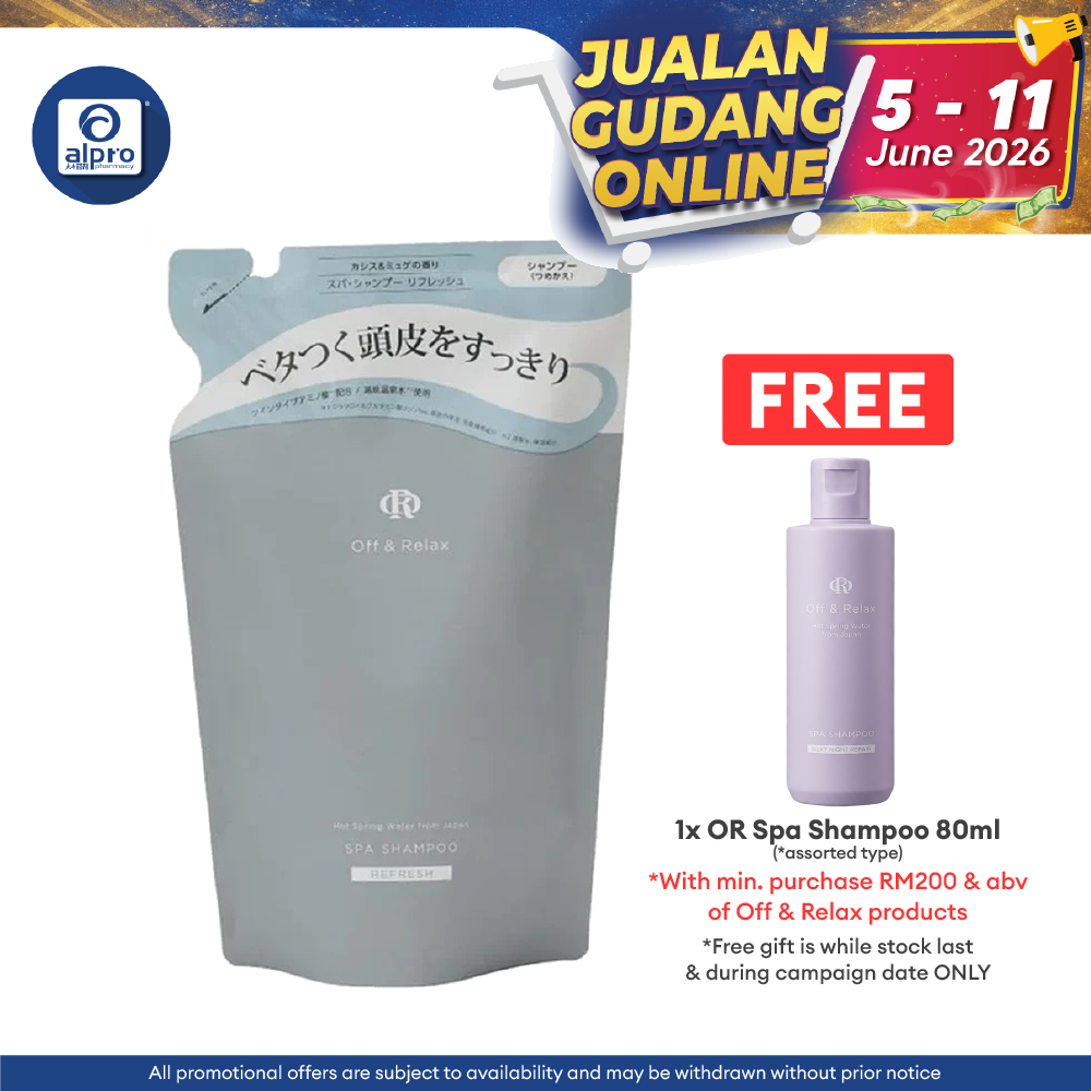 Off & Relax Spa Shampoo Refresh Refill 400ml Off & Relax