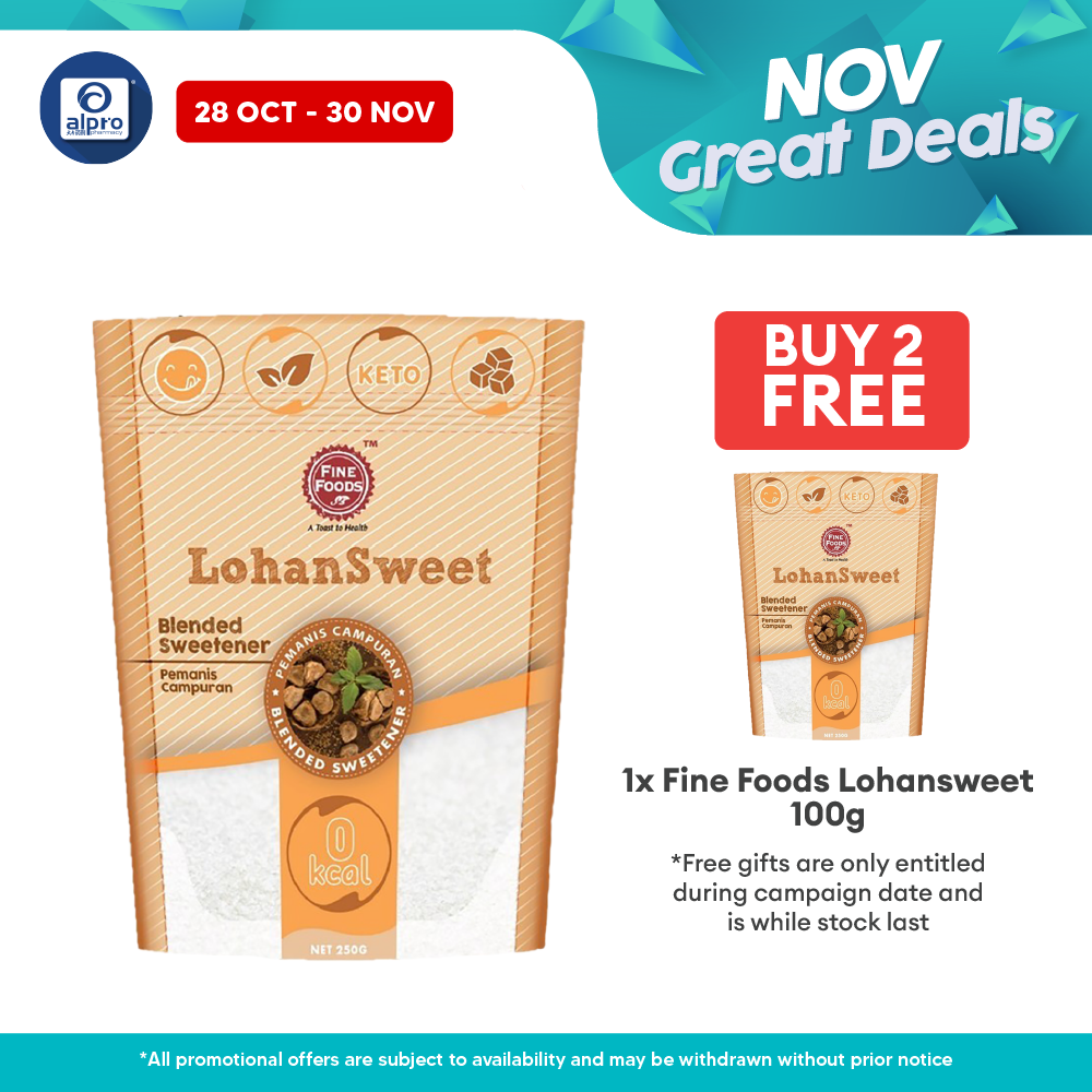 Finefoods Lohansweet 250g | Zero Glycemic Index Fine Foods