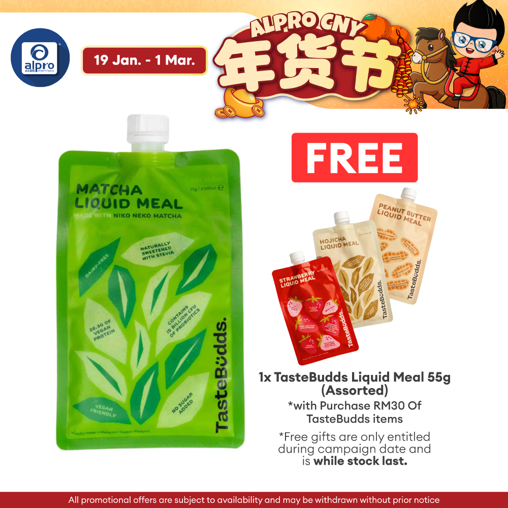 TasteBudds Matcha Liquid Meal × Niko Neko Matcha