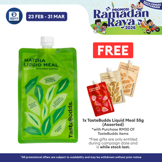 TasteBudds Matcha Liquid Meal × Niko Neko Matcha TasteBudds