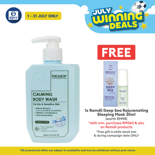 Remdii Calming Body Wash | Gently Cleanses Skin Remdii