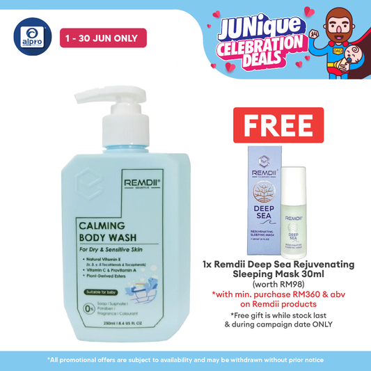 Remdii Calming Body Wash | Gently Cleanses Skin Remdii