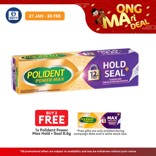 Polident Power Max Hold + Seal 70g | Protect and Extra Comfort Polident