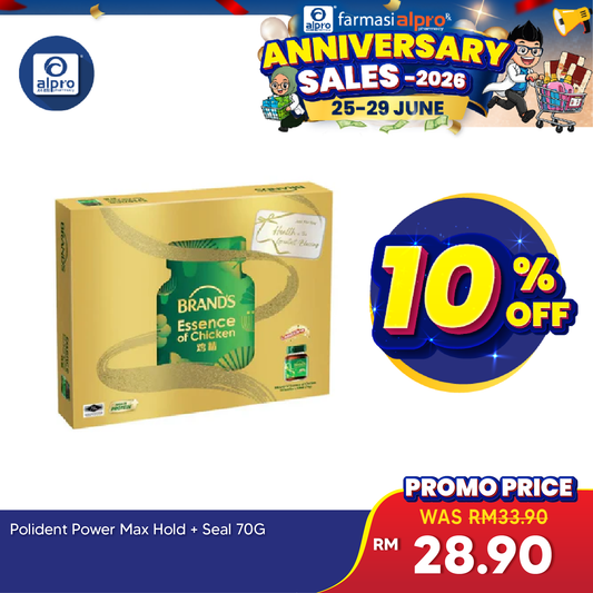 Polident Power Max Hold + Seal 70g | Protect and Extra Comfort Polident