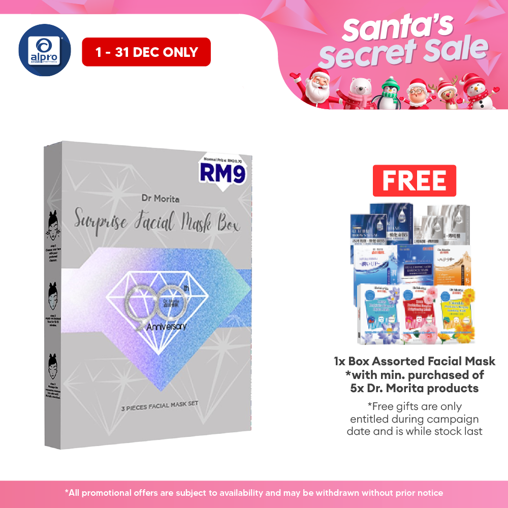Dr.morita Surprise Facial Mask Box 3s | Strengthens The Skin Barrier Alpro Pharmacy